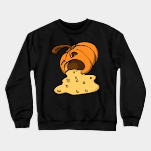 Puking Pumpkin Crewneck Sweatshirt